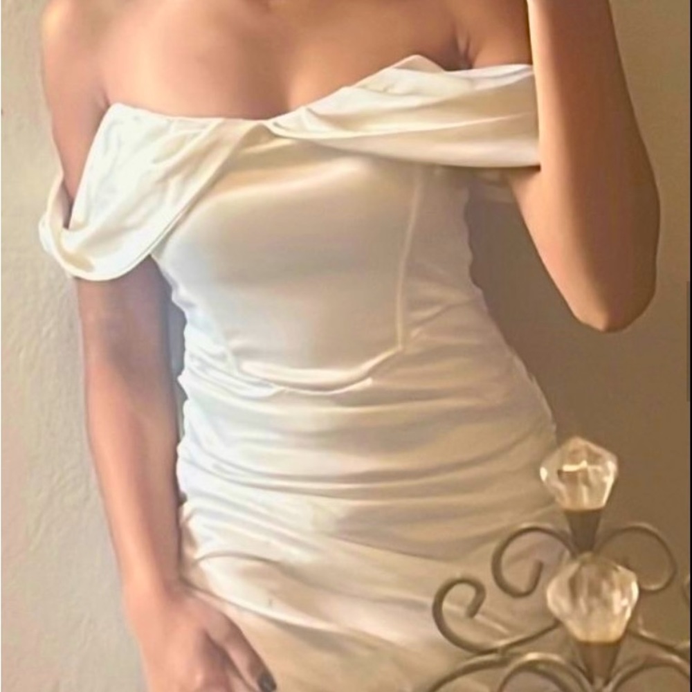 LEAU Divine Satin Corset Dress